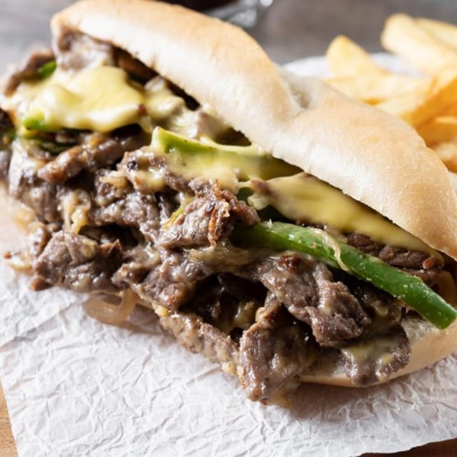 Philly Cheesesteak Sub.